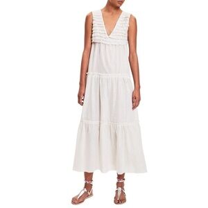 LemLem Damen Tiered Cover-Up Maxi Dres Size Small